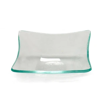 Arte Regal Square Glass Snack Bowl 4 Pcs Set