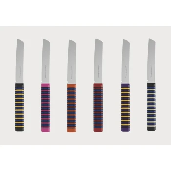 Florentine Knives Eastern 6 Piece Steak Knife Set - Mixed Color