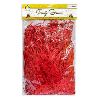 100grams Red Shredded Papers, Gift Box Fillers
