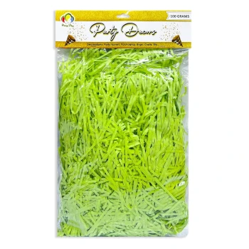 100grams Light Green Shredded Papers, Gift Box Fillers