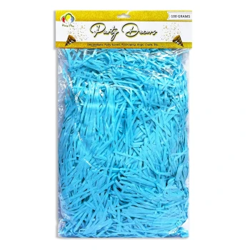 100grams Light Blue Shredded Papers, Gift Box Fillers
