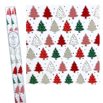 2 Rolls 70x100cm Christmas Gift Wrapping Paper Rolls