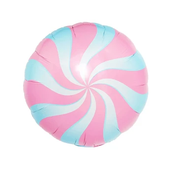 1pc 18″ Pink Candy Foil Balloon, Candy Theme Birthday Decorations