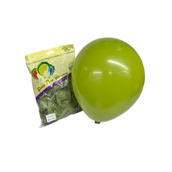 50pcs 10″ 2.2g Party Time Matcha Latex Balloons