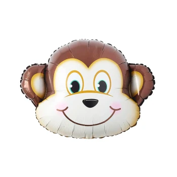 1pc 26″ Monkey Foil Balloon, Jungle Safari Theme Decorations