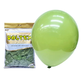 100pcs 12″ 2.8g Baltex Leave Green Latex Balloon