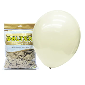 100pcs 12″ 2.8g Baltex Sand White Latex Balloon