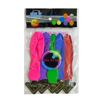 5pcs 12″ LED Latex Balloons, Light Up Balloons - Party Decoration