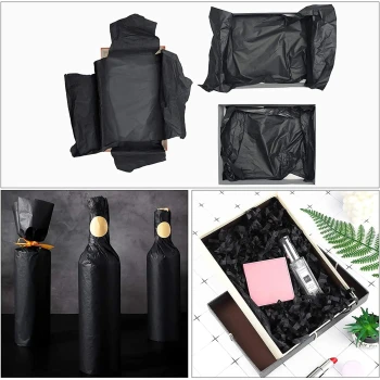 50pcs 50.8x66cm Sheets Tissue Gift Wrap - Black