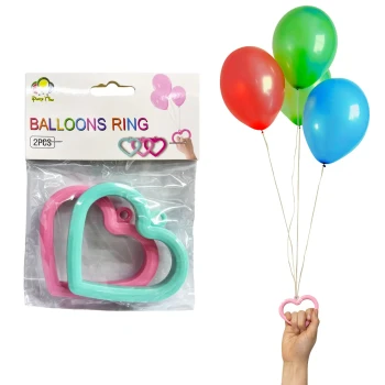 2pcs Heart Balloon Weight Rings, Balloons Holder