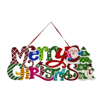 1pc 51x20cm Merry Christmas Hanging Decoration, Christmas Banner