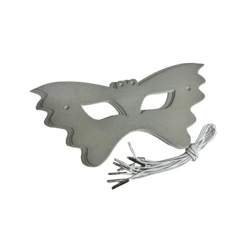 6pcs Gray Paper Eye Mask Party Favors, Party Supplies