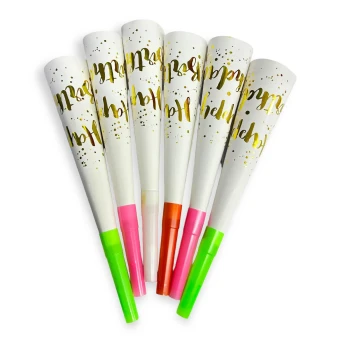 6-Pieces Happy Birthday Party Horns, Birthday Party Favors