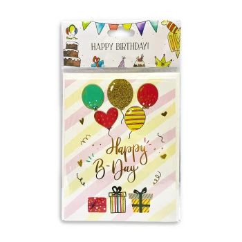 1pc Happy Birthday Greeting Card with Envelope