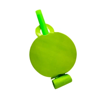 6-Pieces Light Green Party Blowouts - Birthday Party Favors
