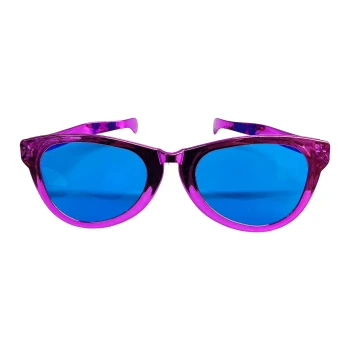 1pc Big Eyeglasses Photo Props, Funky Funny Eyeglasses Party Props - Pink