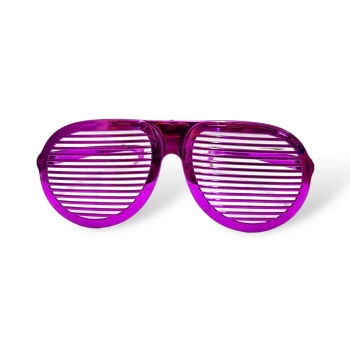 1pc Big Shutter Glasses, Funky Funny Eyeglasses Photo Props - Pink
