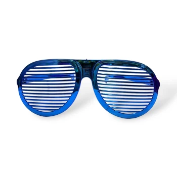 1pc Big Shutter Glasses, Funky Funny Eyeglasses Photo Props - Blue