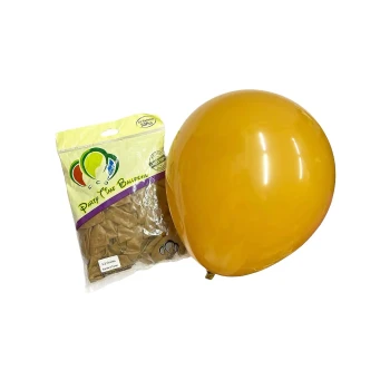 50pcs 10″ 2.2g Party Time Standard Camel Latex Balloons