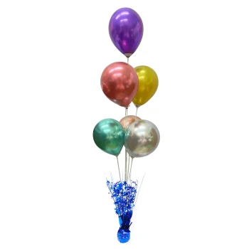 Standing Balloon Decoration Kit, Balloon Weight & Balloon Sticks Set Party Supplies (Blue)