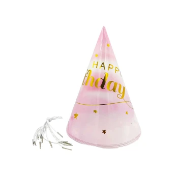 6-Pieces Happy Birthday Party Hats - Party Favors
