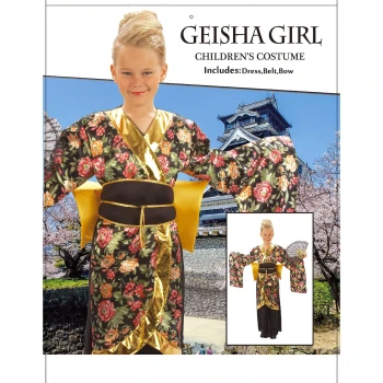 Geisha Girl Costume - Kid’s Halloween Costume