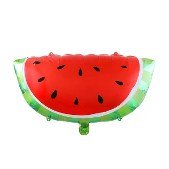 1pc 48x66cm Watermelon Slice Foil Balloon, Fruit Theme Decorations