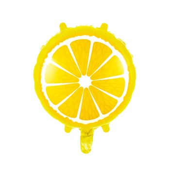 1pc 18″ Lemon Foil Balloon, Fruit Theme Decorations