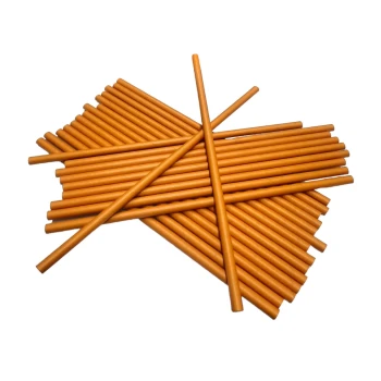25 Pieces Disposable Paper Straws - Brown