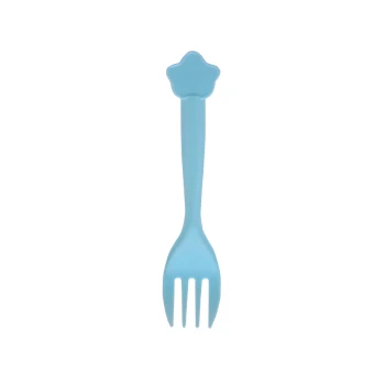 6-Pieces Light Blue Disposable Fork - Party Supplies
