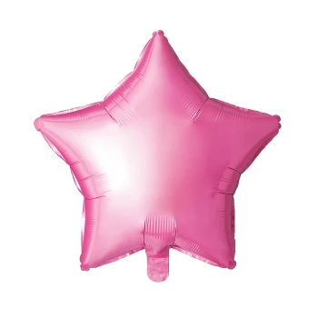 1pc 18″ Shiny Star Foil Balloon - Light Pink