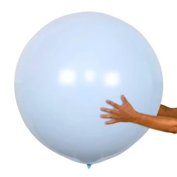 1pc 36″ Jumbo Latex Balloon - Pastel Blue