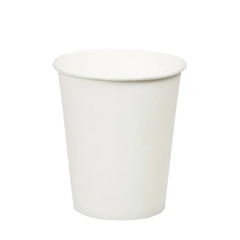 6-Pieces 9oz Disposable Paper Cups - White