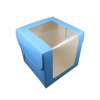 Blue Colour Cake Box 25cm X 12.5cm (10″X5″)