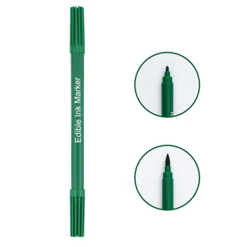 Chefmaster Double Sided Dark Green Colour Edible Marker