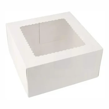 Square Cake Box 42cms*42cms*12cms Single Window