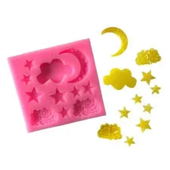 Night Fantasy 3D Shape Silicone Fondant Mould