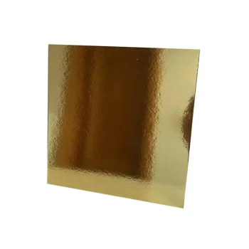 Square Gold Cake Board 12cm