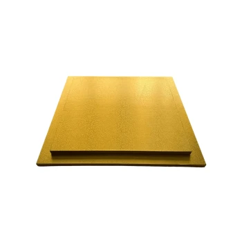MDF Square Gold Cake Drums