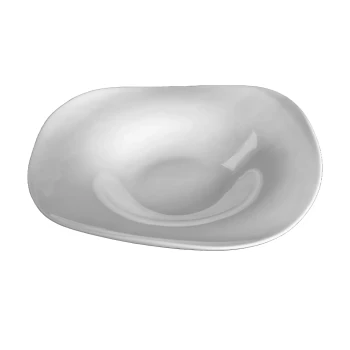 Treasure Round Bowl in White