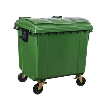 Garbage Bin With Wheel 660LT - Plastic - Hygiene System - Made in China