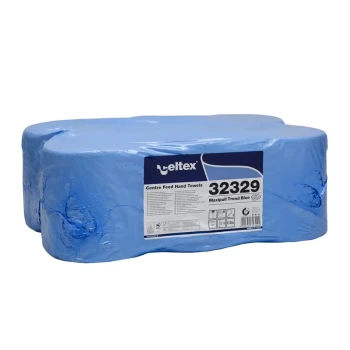 Maxi Pull Trend Blue Center Feed Hand Towel Rolls 2 Ply (108 Mts) - Celtex - Made in Italy