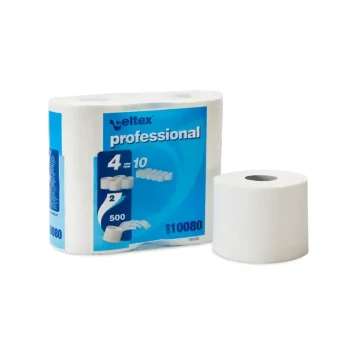 Toilet Paper Professional Compact Domestic 2 Ply (500 Sheets) - Celtex - Made in Italy