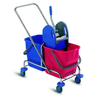 Double Mop Bucket Trolley 50LT (Blue) - IPC RS - Made in Italy