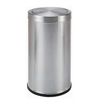 Stainless Steel Coated Swing Bin (50LT) - Hygiene System - Made in China