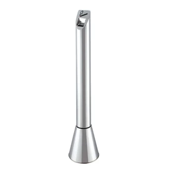 Stainless Steel Coated Ashtray Ground Bin - Hygiene System - Made in China