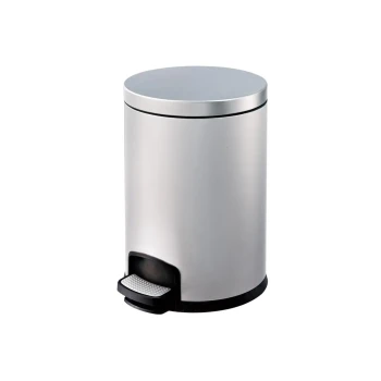 Stainless Steel Coated Dust Bin With Pedal 12LT - Hygiene System - Made in China