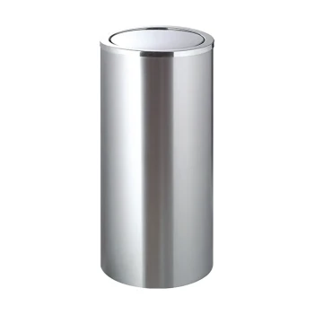 Stainless Steel Coated Swing Bin (24LT) - Hygiene System - Made in China