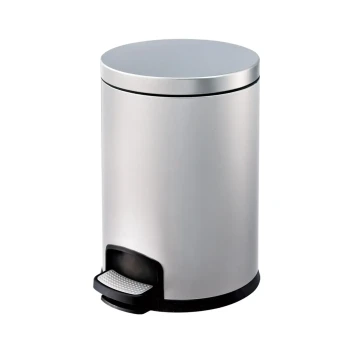 Stainless Steel Coated Dust Bin With Pedal 20LT - Hygiene System - Made in China