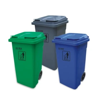 Garbage Can Without Pedal 120LT (Blue, Green & Grey) Baiyun - Made in China